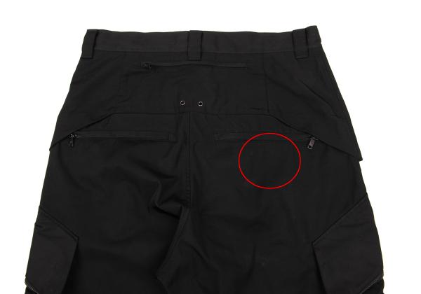 Y-3 Poly Zip Pocket Cargo Pants Black Size XS