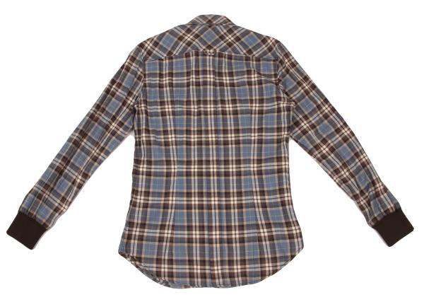 Dolce & Gabbana D&G Cotton Check Western Yoke Shirt Size M