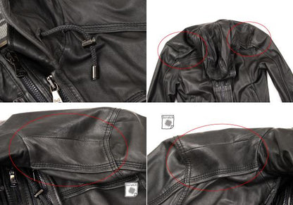 Dolce & Gabbana D&G Lamb Ribbed Hooded Zip Jacket Size 46