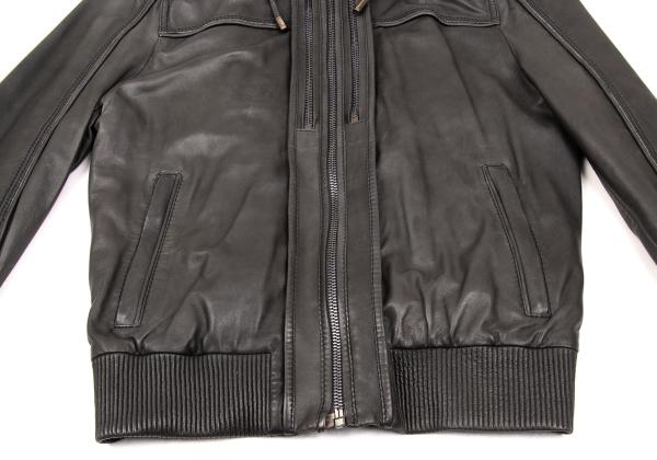 Dolce & Gabbana D&G Lamb Ribbed Hooded Zip Jacket Size 46