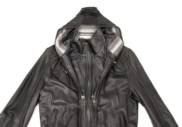 Dolce & Gabbana D&G Lamb Ribbed Hooded Zip Jacket Size 46