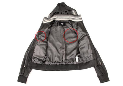 Dolce & Gabbana D&G Lamb Ribbed Hooded Zip Jacket Size 46