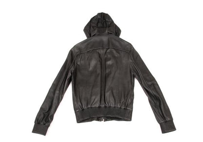 Dolce & Gabbana D&G Lamb Ribbed Hooded Zip Jacket Size 46