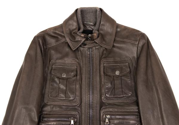 Dolce & Gabbana D&G Quilted Lining Lamb Blouson Size 46