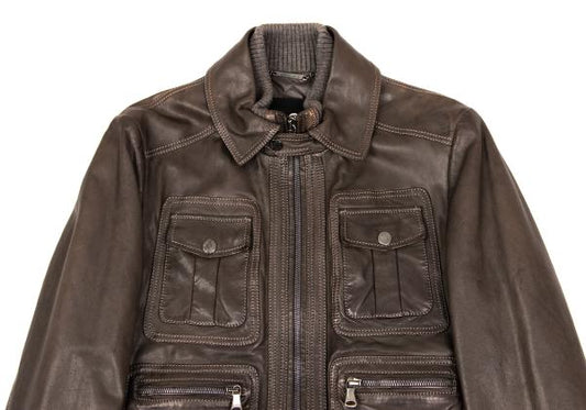 Dolce & Gabbana D&G Quilted Lining Lamb Blouson Size 46