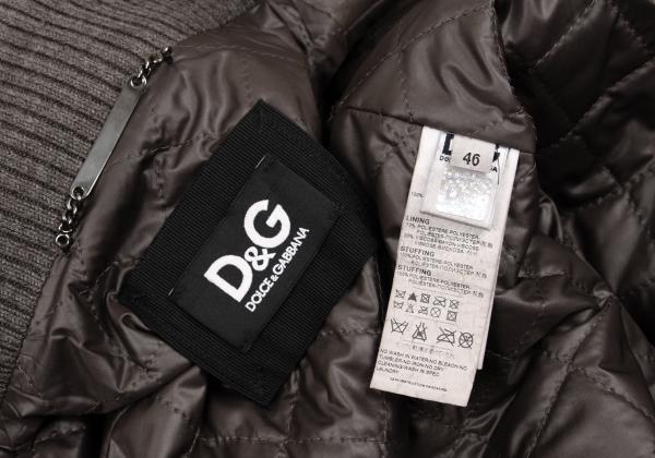 Dolce & Gabbana D&G Quilted Lining Lamb Blouson Size 46