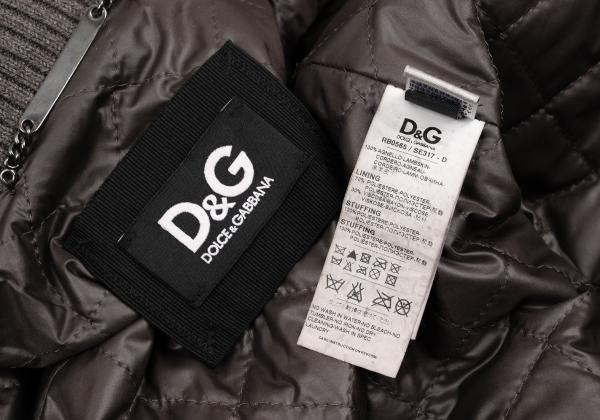 Dolce & Gabbana D&G Quilted Lining Lamb Blouson Size 46