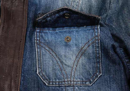 Dolce & Gabbana D&G Cut-off Panel Jacket Indigo Size M