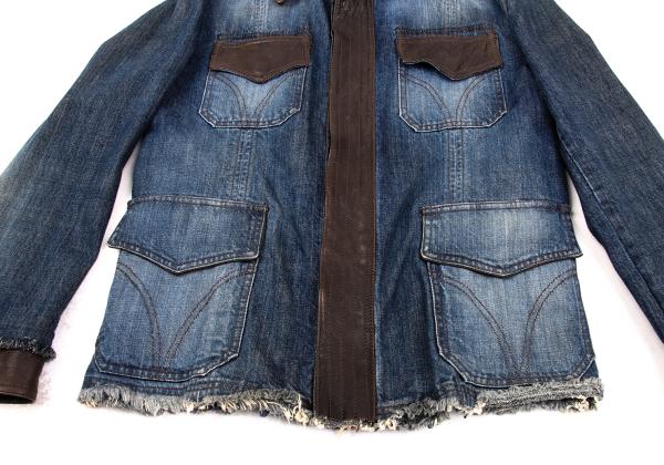 Dolce & Gabbana D&G Cut-off Panel Jacket Indigo Size M
