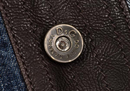 Dolce & Gabbana D&G Cut-off Panel Jacket Indigo Size M