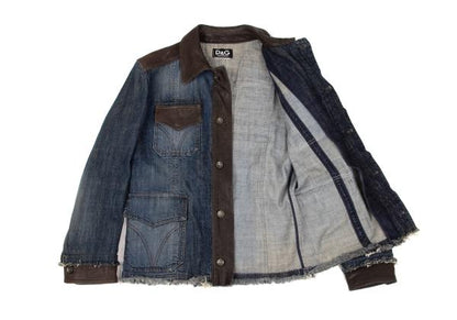 Dolce & Gabbana D&G Cut-off Panel Jacket Indigo Size M