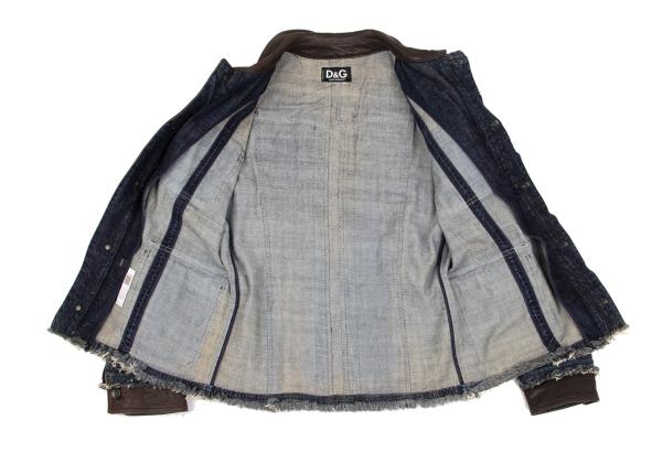 Dolce & Gabbana D&G Cut-off Panel Jacket Indigo Size M