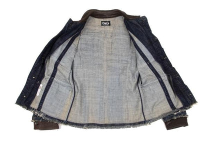 Dolce & Gabbana D&G Cut-off Panel Jacket Indigo Size M