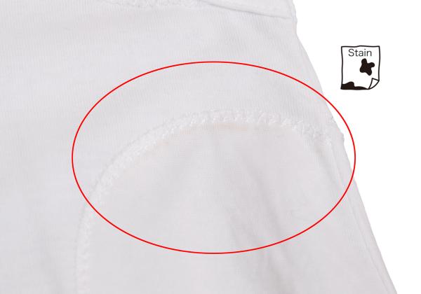 COMME des GARCONS Cotton Dot Patch Tank Top White Size S
