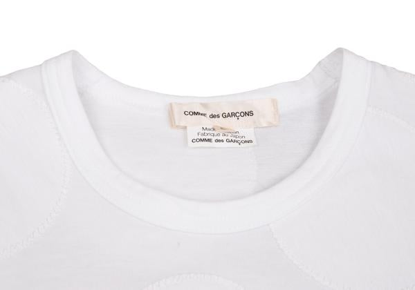 COMME des GARCONS Cotton Dot Patch Tank Top White Size S