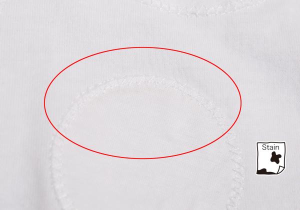 COMME des GARCONS Cotton Dot Patch Tank Top White Size S
