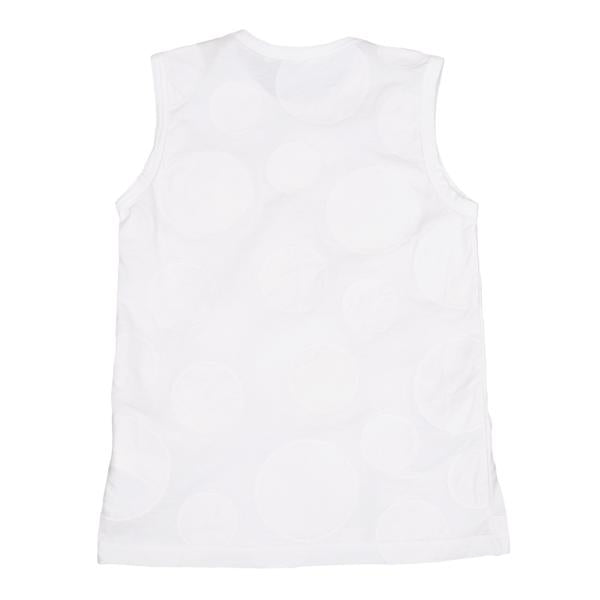 COMME des GARCONS Cotton Dot Patch Tank Top White Size S