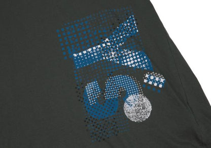 Y's 20AW Cotton Logo Pigment Print T-Shirt Blue Size 2