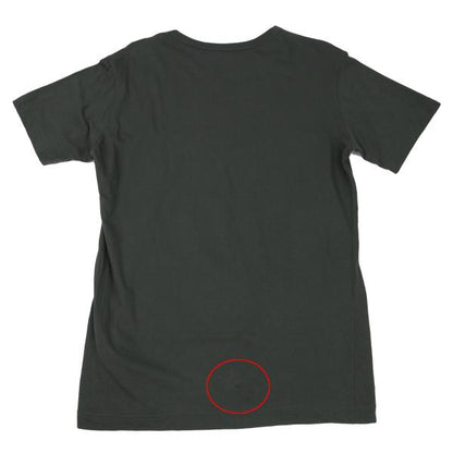 Y's 20AW Cotton Logo Pigment Print T-Shirt Blue Size 2