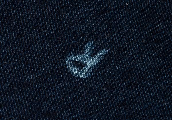 45rpm 45R Indigo Dye One Point Logo V-Neck Sweatshirt Size 5