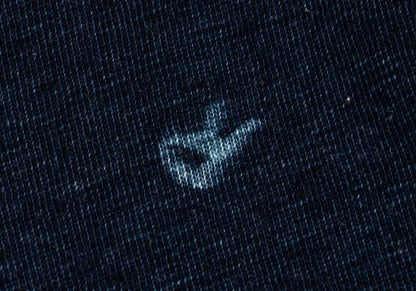 45rpm 45R Indigo Dye One Point Logo V-Neck Sweatshirt Size 5