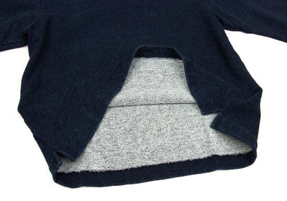 45rpm 45R Indigo Dye One Point Logo V-Neck Sweatshirt Size 5