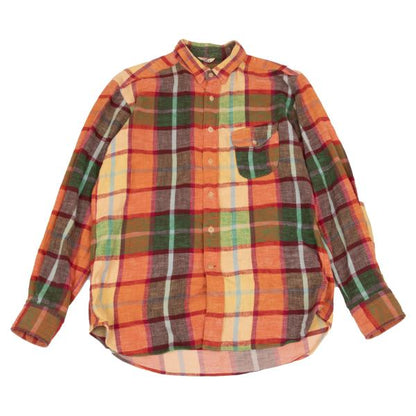 45rpm 45R Colorful Check Flannel Shirt Red Multi Size 3