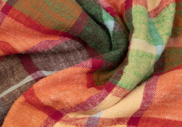 45rpm 45R Colorful Check Flannel Shirt Red Multi Size 3