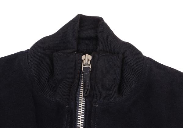 45rpm Cotton Velour Padded Double Zip Vest Blue Size 3