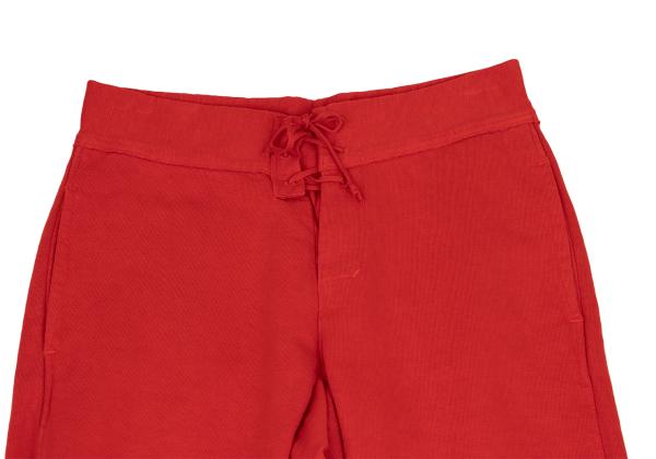 45rpm& Front Lace-Up Sweatpants Red Size 3