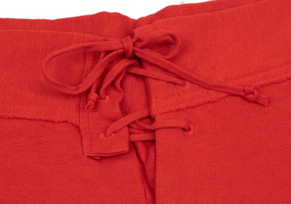 45rpm& Front Lace-Up Sweatpants Red Size 3