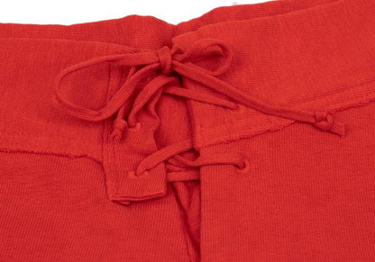45rpm& Front Lace-Up Sweatpants Red Size 3