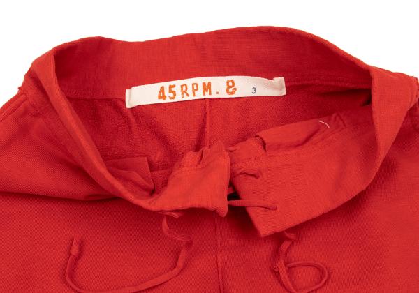 45rpm& Front Lace-Up Sweatpants Red Size 3