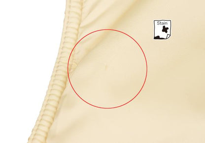 45rpm& Poly-Nylon Flap Pocket Padded Vest Cream Size 4
