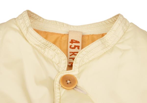 45rpm& Poly-Nylon Flap Pocket Padded Vest Cream Size 4