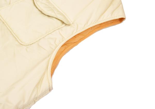 45rpm& Poly-Nylon Flap Pocket Padded Vest Cream Size 4