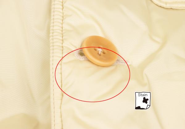 45rpm& Poly-Nylon Flap Pocket Padded Vest Cream Size 4