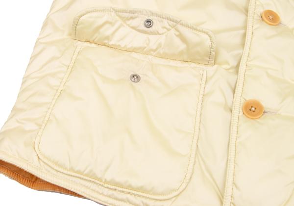 45rpm& Poly-Nylon Flap Pocket Padded Vest Cream Size 4