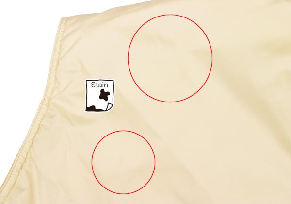 45rpm& Poly-Nylon Flap Pocket Padded Vest Cream Size 4
