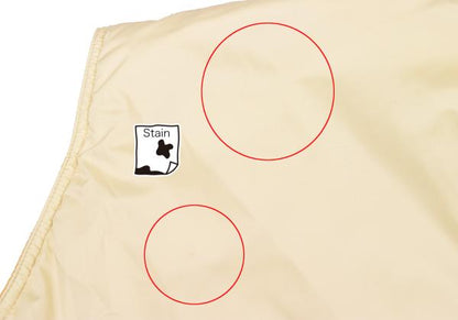 45rpm& Poly-Nylon Flap Pocket Padded Vest Cream Size 4