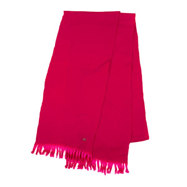 45rpm R by Wool Fringe Oversized Scarf Pink