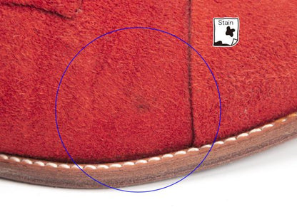 45rpm 45R Horse Suede Plain Toe Shoes Red Size 5 (27cm)