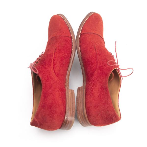 45rpm 45R Horse Suede Plain Toe Shoes Red Size 5 (27cm)