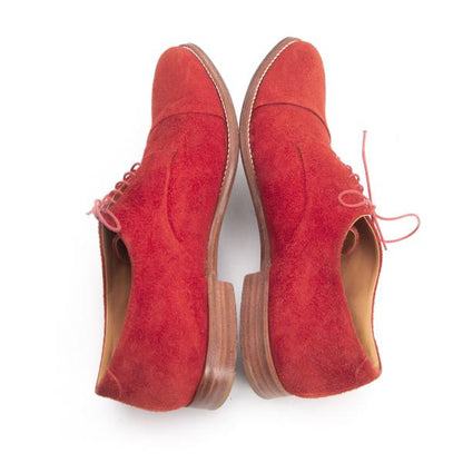 45rpm 45R Horse Suede Plain Toe Shoes Red Size 5 (27cm)