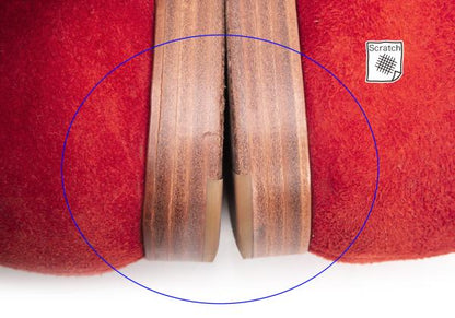 45rpm 45R Horse Suede Plain Toe Shoes Red Size 5 (27cm)