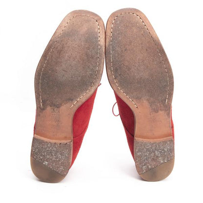 45rpm 45R Horse Suede Plain Toe Shoes Red Size 5 (27cm)