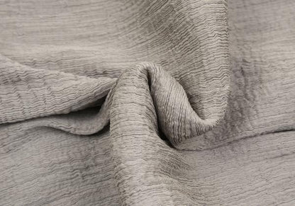 ISSEY MIYAKE me Horizontal Pleat Flare Blouse Gray Size F