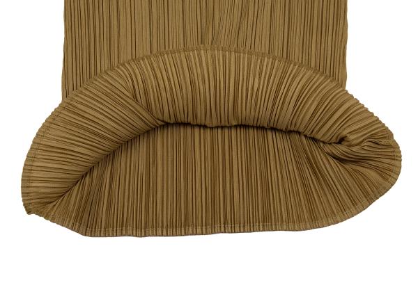 PLEATS PLEASE Pleated Skipper Cut & Sew Top Gold Size 3