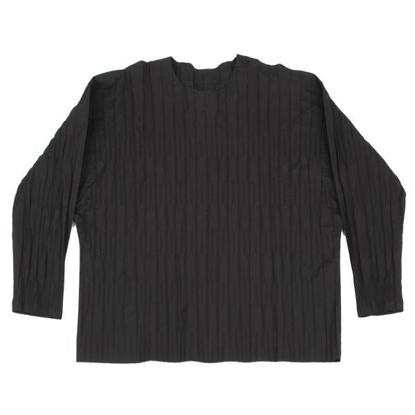 A-POC ABLE ISSEY MIYAKE TYPE-W 24AW Black Stretch Top Size 3
