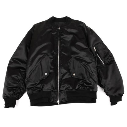 SUPERTHANKS Black Reversible MA-1 Bomber Jacket Size M